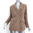 'S Max Mara Suede Double Breasted Blazer Taupe Size US 6 Linfa Jacket