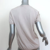 'S Max Mara Wool Tee Egidio Ecru Knit Size Medium Short Sleeve Top