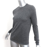 Co Lightweight Cashmere Sweater Gray Size Medium Crewneck Pullover