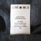 Co Lightweight Cashmere Sweater Gray Size Medium Crewneck Pullover
