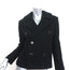 Celine Short Peacoat Black Wool Size 36 Double Breasted Jacket
