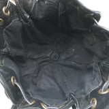 Ulla Johnson Tulip Bucket Bag Black Woven Leather Small Crossbody