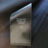 Rag & Bone Tie-Cuff Blouse Dylan Black Silk Size Small Cutout-Back Top