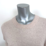 Brochu Walker Ebella Layered Crew Sweater Beige/White Size Medium NEW