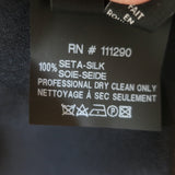 Derek Lam Tie-Neck Blouse Sonia Black Silk Size US 10 Long Sleeve Top NEW