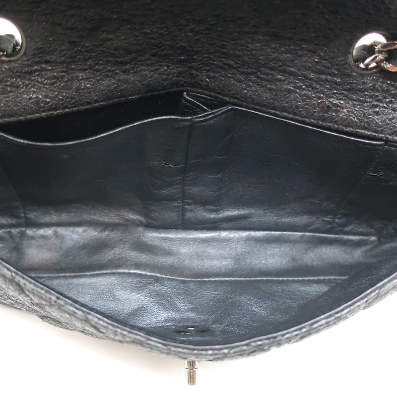 Black Quilted Lambskin East West Flap Bag Gold Hardware, 2006-2008