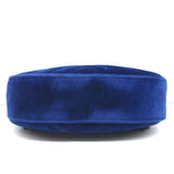 Gucci GG Marmont Belt Bag Navy Matelasse Velvet Size 85