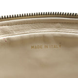 Vintage Chanel Quilted Tassel Camera Bag Beige Leather Chain Strap Shoulder Bag