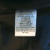 Milly Tweed Zip-Up Jacket Black/White Cotton-Blend Size 4