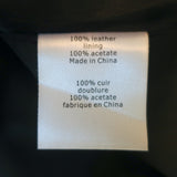 Nanette Lepore Mini Skirt Black Lace-Paneled Leather Size 4