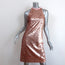 Sam Edelman Sequin Sleeveless Mini Dress Rose Gold Size 6 NEW