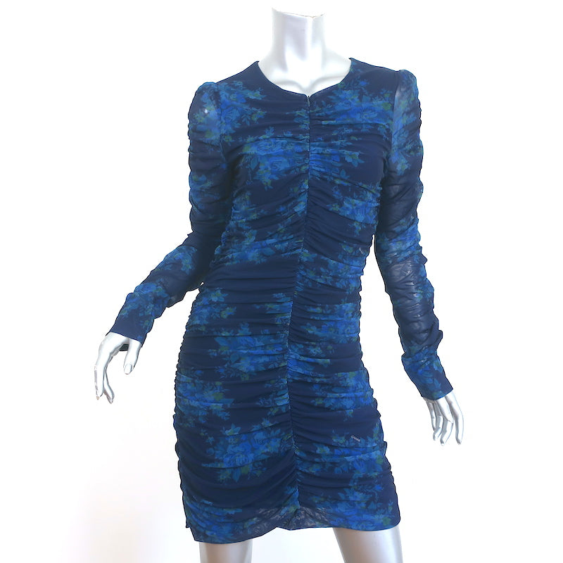 fitted lace wedding dress Ganni // Black & Multi Floral Long Sleeve Dress VSP Consignment fitted lace wedding dress Ganni // Black & Multi Floral Long Sleeve Dress VSP Consignment