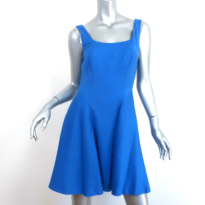 Alice + Olivia Sleeveless Mini Skater Dress Blue Size 6 Celebrity Owned Alice + Olivia Sleeveless Mini Skater Dress Blue Size 6 Celebrity Owned