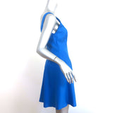 Alice + Olivia Sleeveless Mini Skater Dress Blue Size 6