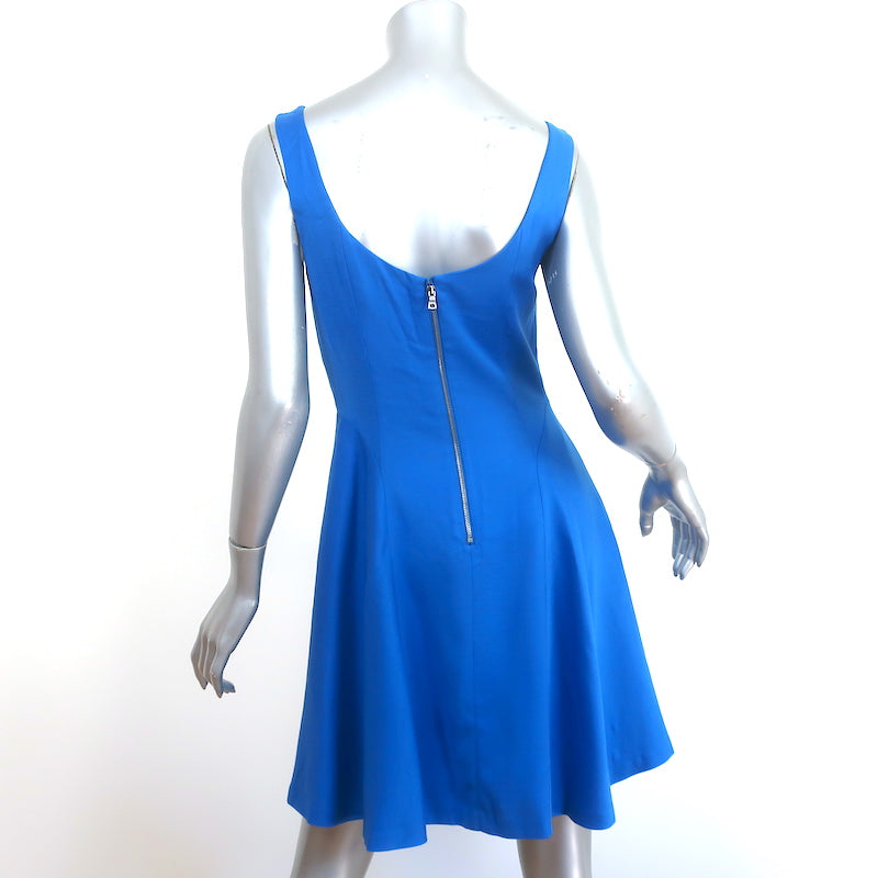 Alice + Olivia Sleeveless Mini Skater Dress Blue Size 6 Celebrity Owned Alice + Olivia Sleeveless Mini Skater Dress Blue Size 6 Celebrity Owned