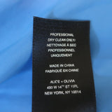 Alice + Olivia Sleeveless Mini Skater Dress Blue Size 6