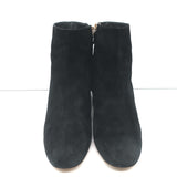 Mansur Gavriel Ankle Boots Black Suede Size 37.5 Low Heel Booties