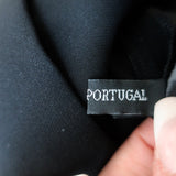 Poiret Cowl Neck Tie-Back Dress Black Size 38