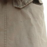 ARMY Yves Salomon Fur-Lined Parka Olive Brown Cotton Size 40 Hooded Jacket