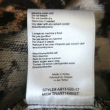 ANINE BING Flynn Jacket Brown Leopard Jacquard Size Extra Small