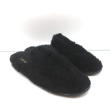 Avec Moderation Shearling Mules Black Size 41 Slip-On Flats