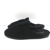 Avec Moderation Shearling Mules Black Size 41 Slip-On Flats