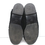 Avec Moderation Shearling Mules Black Size 41 Slip-On Flats