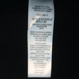 Splendid Oslo Belted Coat Black Wool-Blend Size Large Knit-Trim Jacket