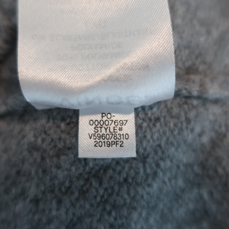 Vince Open Cardigan Light Grey Textured Knit Size Large Wide Sleeve Sweater NEW