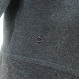 Lululemon Reflective Trim Zip-Up Sweatshirt Jacket Charcoal Size 12