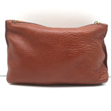 Henry Beguelin Cosmetic Bag Brown Leather Mini Clutch