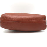 Henry Beguelin Cosmetic Bag Brown Leather Mini Clutch