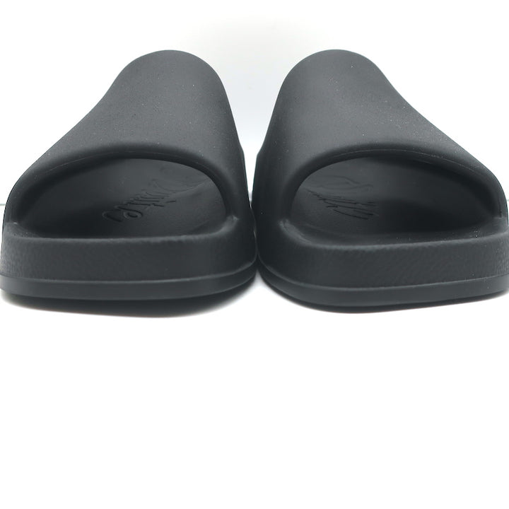 Khaite Brighton Pool Slide Sandals Black Rubber Size 38 NEW