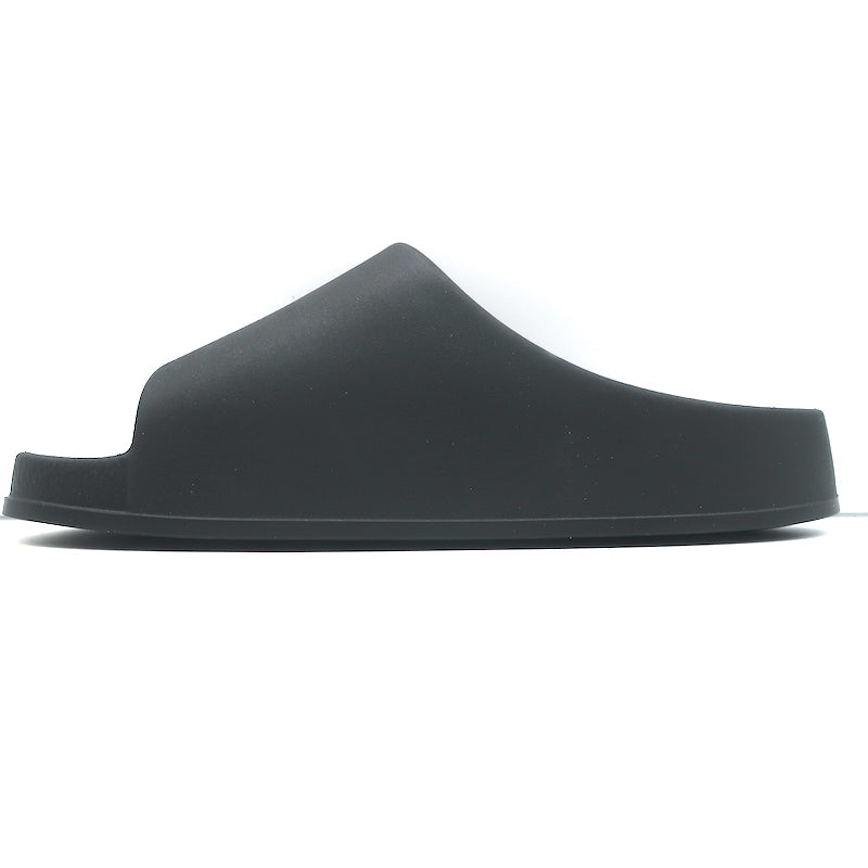 Khaite Brighton Pool Slide Sandals Black Rubber Size 38 NEW