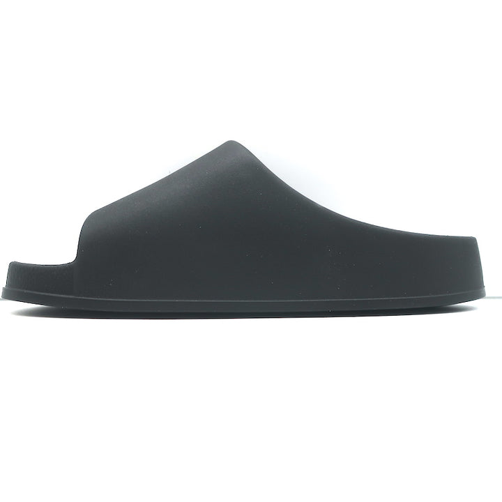 Khaite Brighton Pool Slide Sandals Black Rubber Size 38 NEW