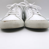 Woman by Common Projects Retro Low Top Sneakers White & Green Leather Size 37