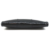 Roger Vivier Belle Clutch Black Patent Leather Mini Bag