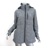 The North Face Pseudio Long Jacket Marled Gray Size Large