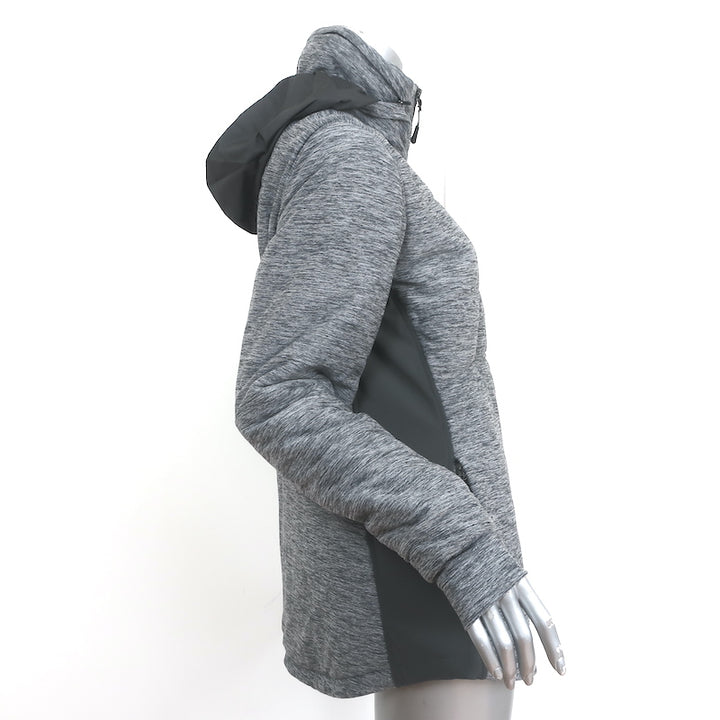 The North Face Pseudio Long Jacket Marled Gray Size Large