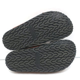 Saint Laurent Jimmy Crisscross Slides Brown Leather Size 35.5 Flat Sandals NEW