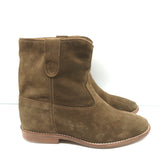 Isabel Marant Crisi Ankle Boots Brown Suede Size 36 NEW