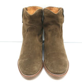 Isabel Marant Crisi Ankle Boots Brown Suede Size 36 NEW