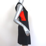 A.L.C. Colorblock Sleeveless Mini Dress Black/Navy Stretch Crepe Size 4