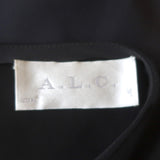 A.L.C. Colorblock Sleeveless Mini Dress Black/Navy Stretch Crepe Size 4