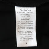 A.L.C. Colorblock Sleeveless Mini Dress Black/Navy Stretch Crepe Size 4