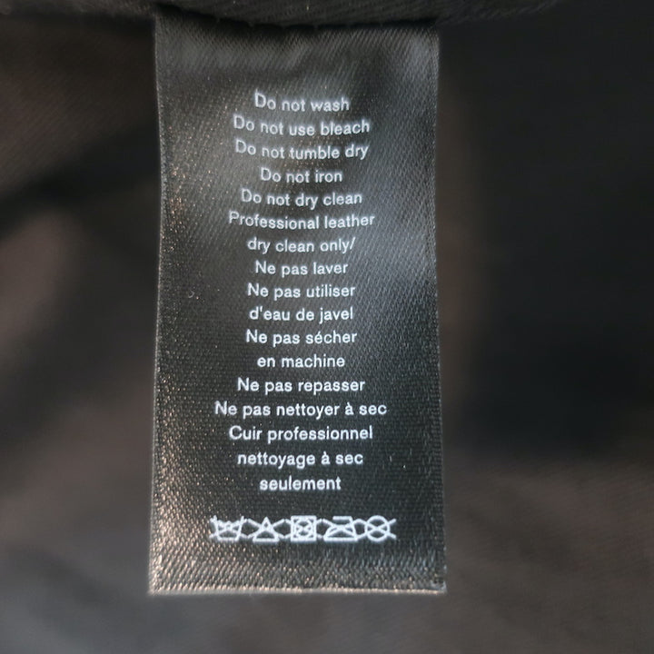 Rag &amp; Bone Mack Leather Moto Jacket Bordeaux Size Small