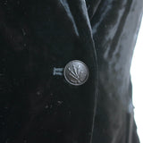 Rag & Bone Loretta Blazer Black Crushed Velvet Size 2 One-Button Jacket NEW