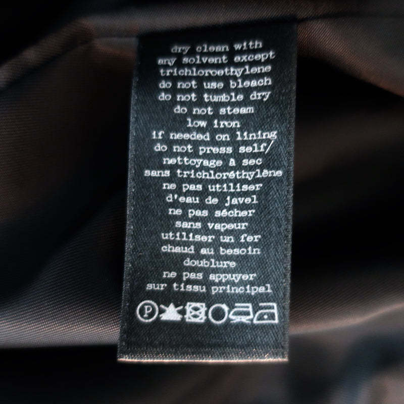 Rag &amp; Bone Loretta Blazer Black Crushed Velvet Size 2 One-Button Jacket NEW