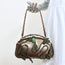 Valentino Scarab Bag Leaf-Embellished Gold Metallic Leather Small Shoulder Bag