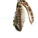 Valentino Scarab Bag Leaf-Embellished Gold Metallic Leather Small Shoulder Bag